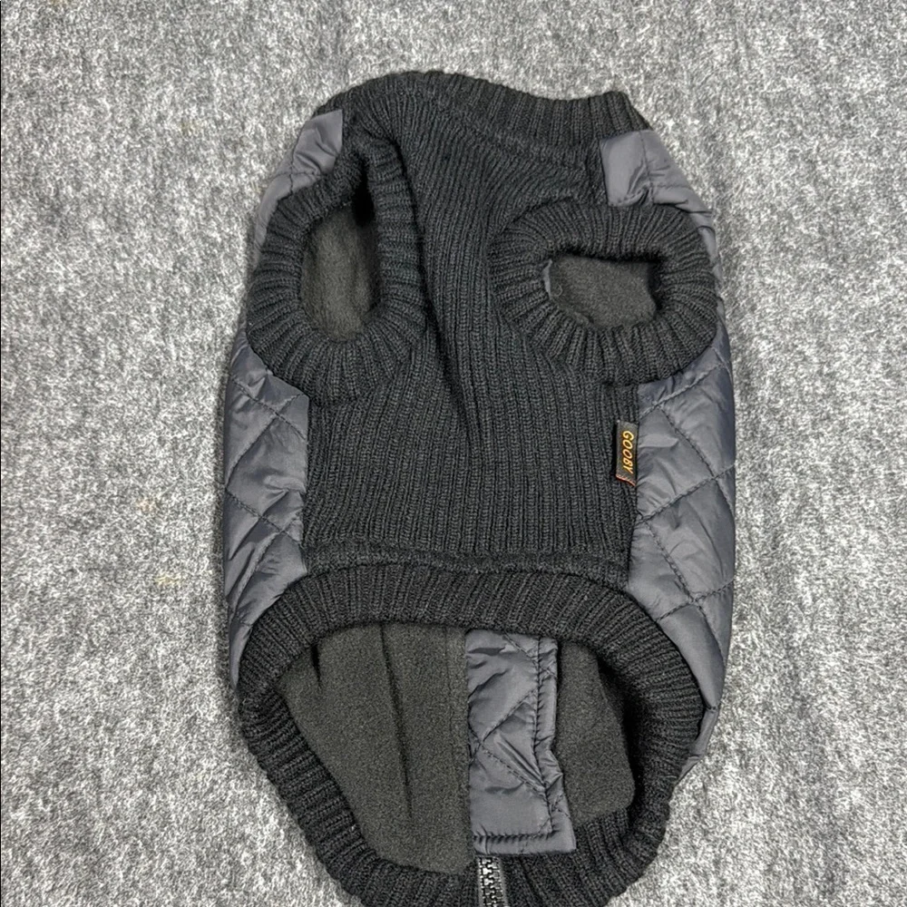 Gooby PET Quilted Fashion Vest in Black